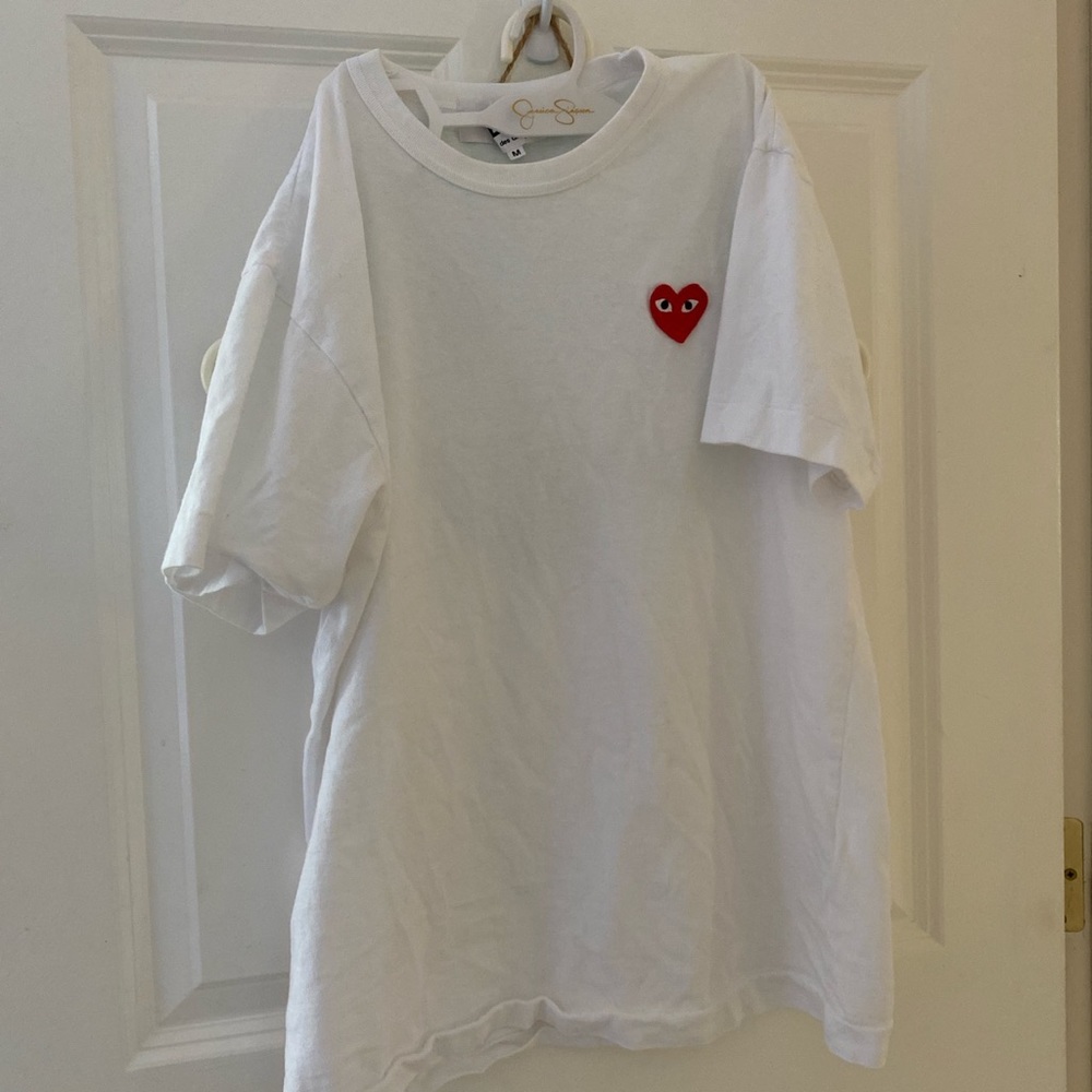 Comme Des Garçons white T-shirt